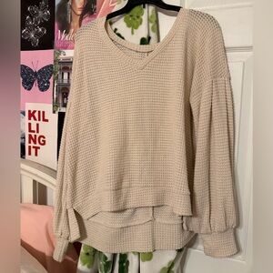 Off White/Cream Colored Top
